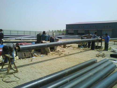 防腐螺旋鋼管安裝